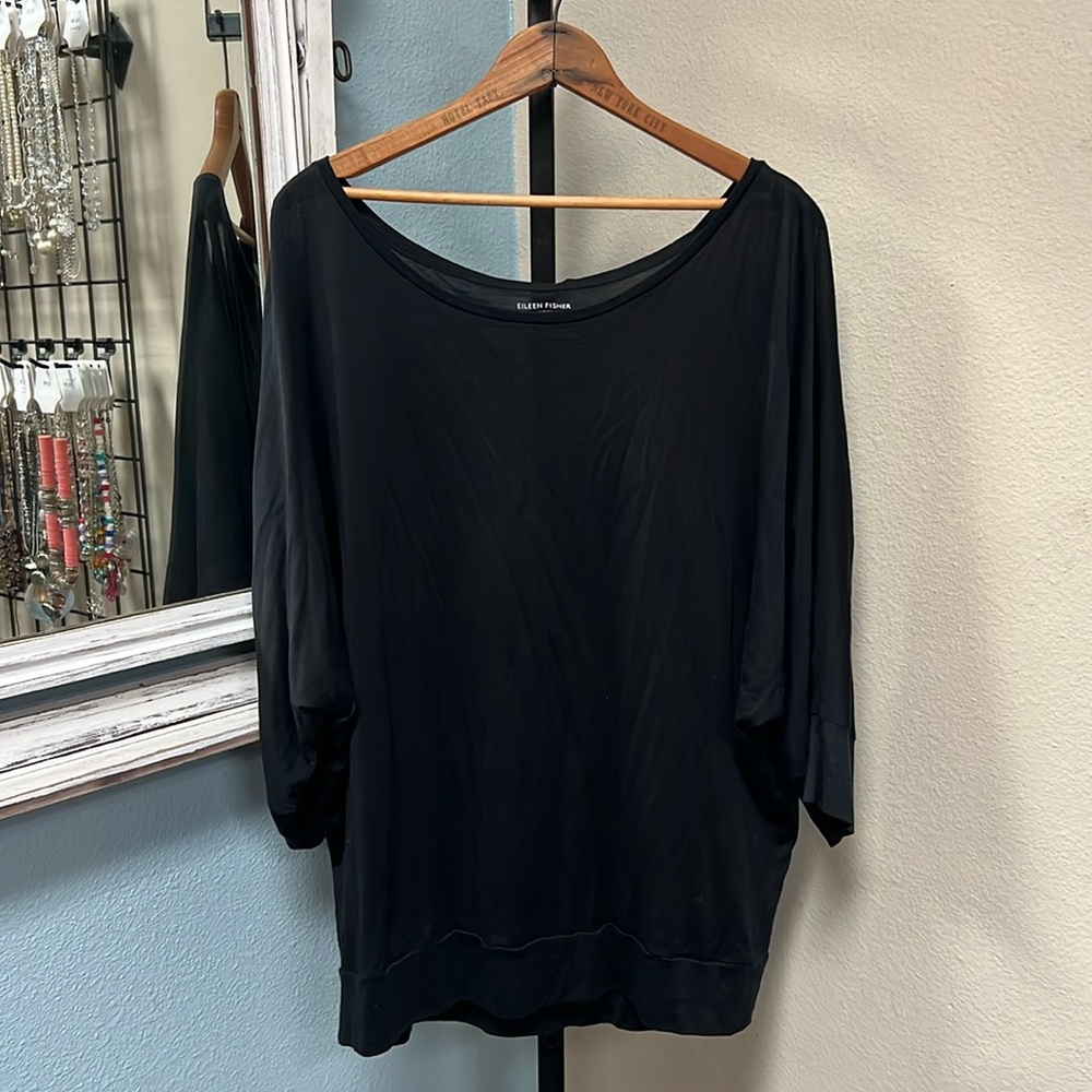 Eileen Fisher Silk Blend Blouse